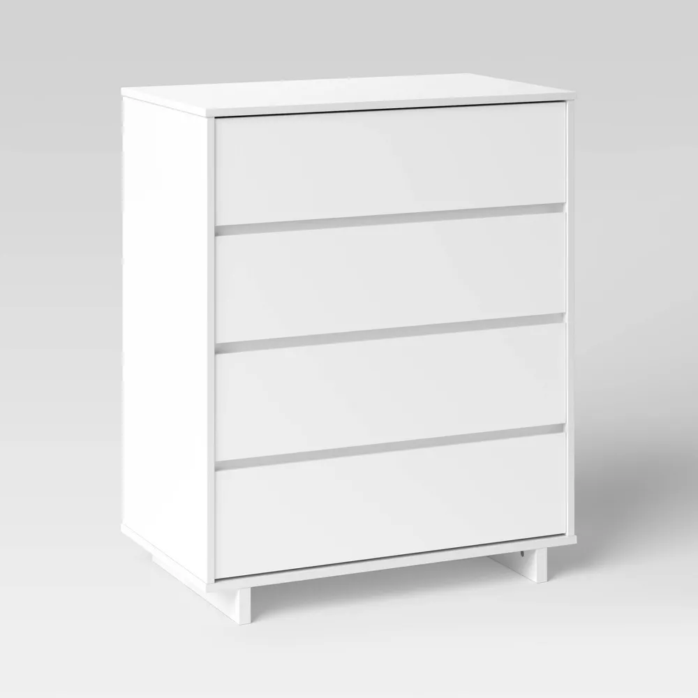 Modern 4 Drawer Dresser - Image 2