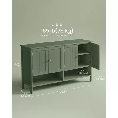 Modern Country Shoe Cabinet, 3-Tier Shoe Organizer, Forest Green Shoe Shelf - Stylish and Functional Storage Solution for Entryway - Image 2