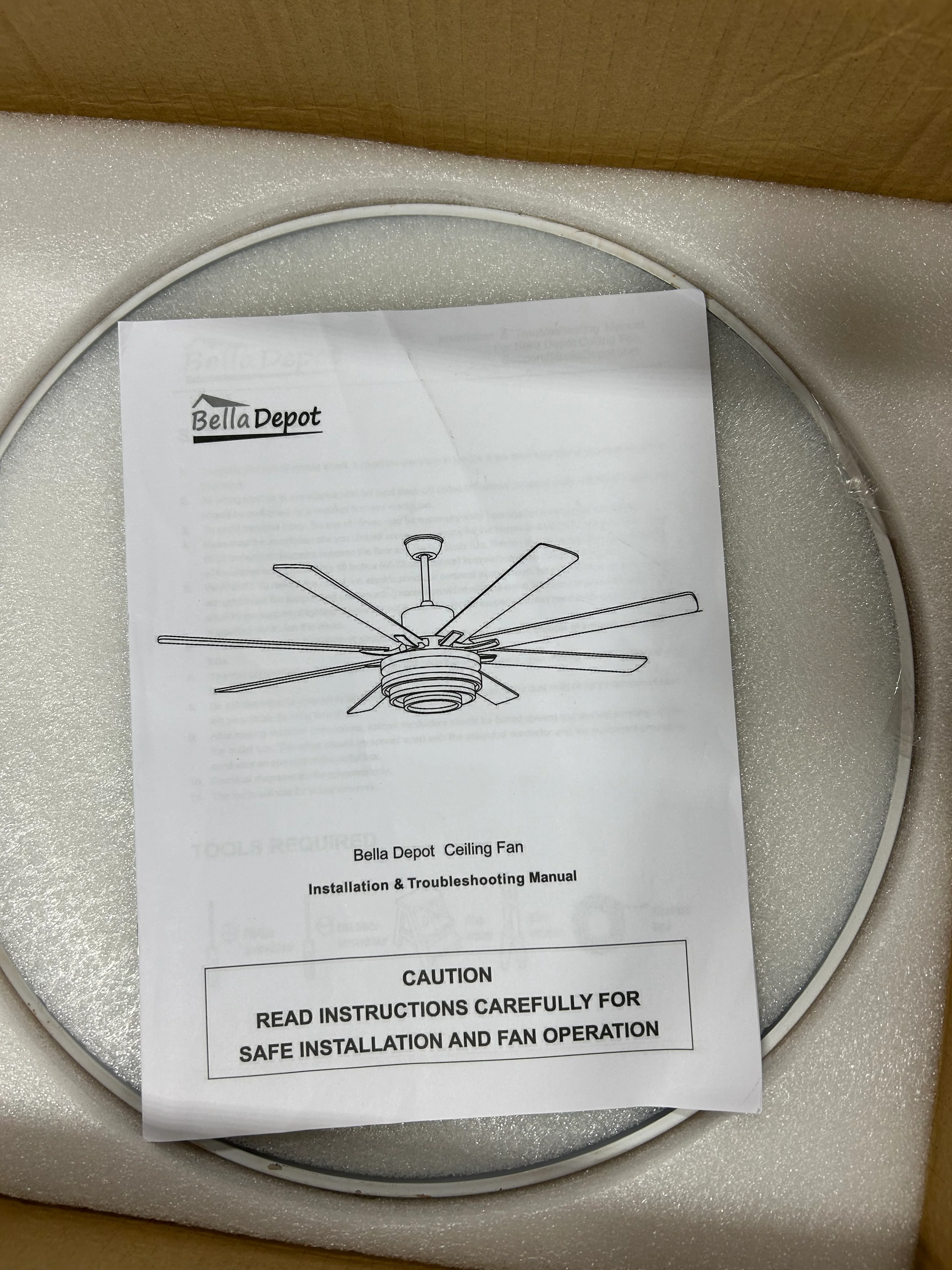 Modern Gold LED Ceiling Fan 6-Speed Reversible Chandelier - Image 8