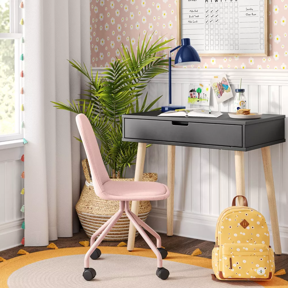 Modern Kids' Desk Dark Gray - Image 4