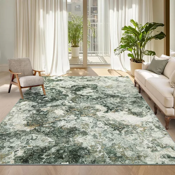 Modern Machine Washable Area Rug 9'x12' - Image 5