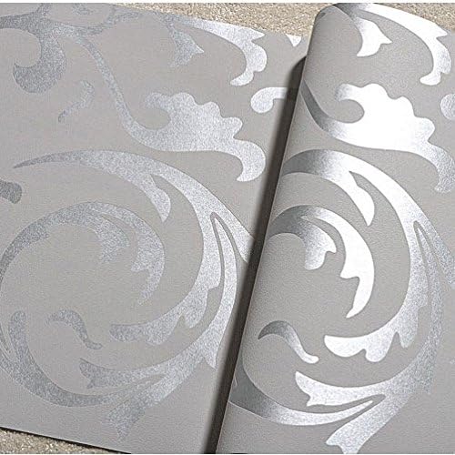Modern Minimalist 3D European Style Palace Acanthe Leaves Flowers Non-Woven Wallpaper - Image 2