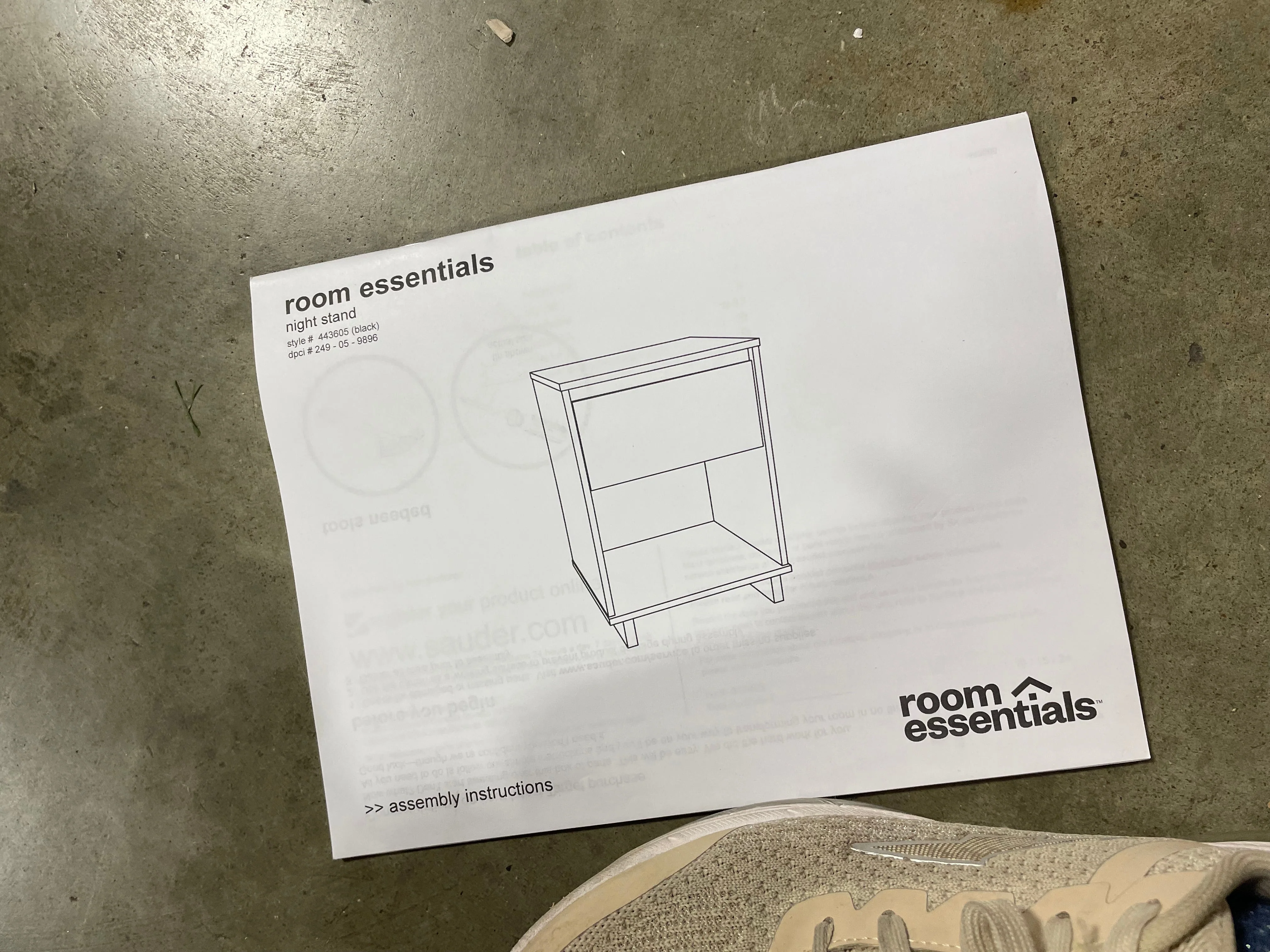 Modern Nightstand with Storage Drawer Espresso - Image 7