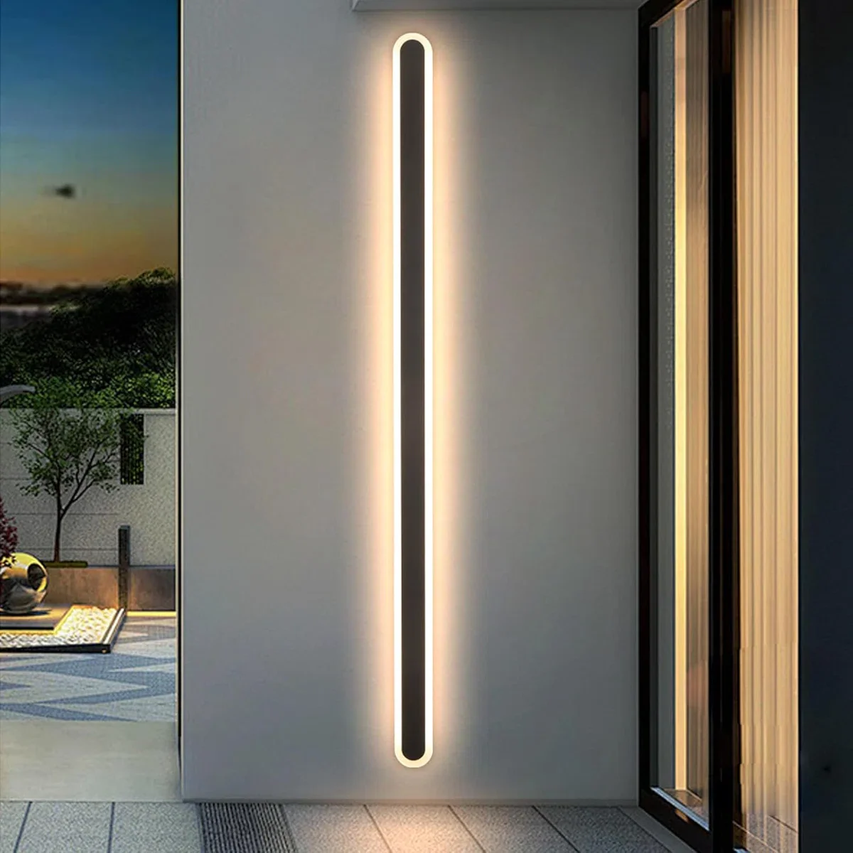 Modern Outdoor Wall Light Outdoor Sconces Black