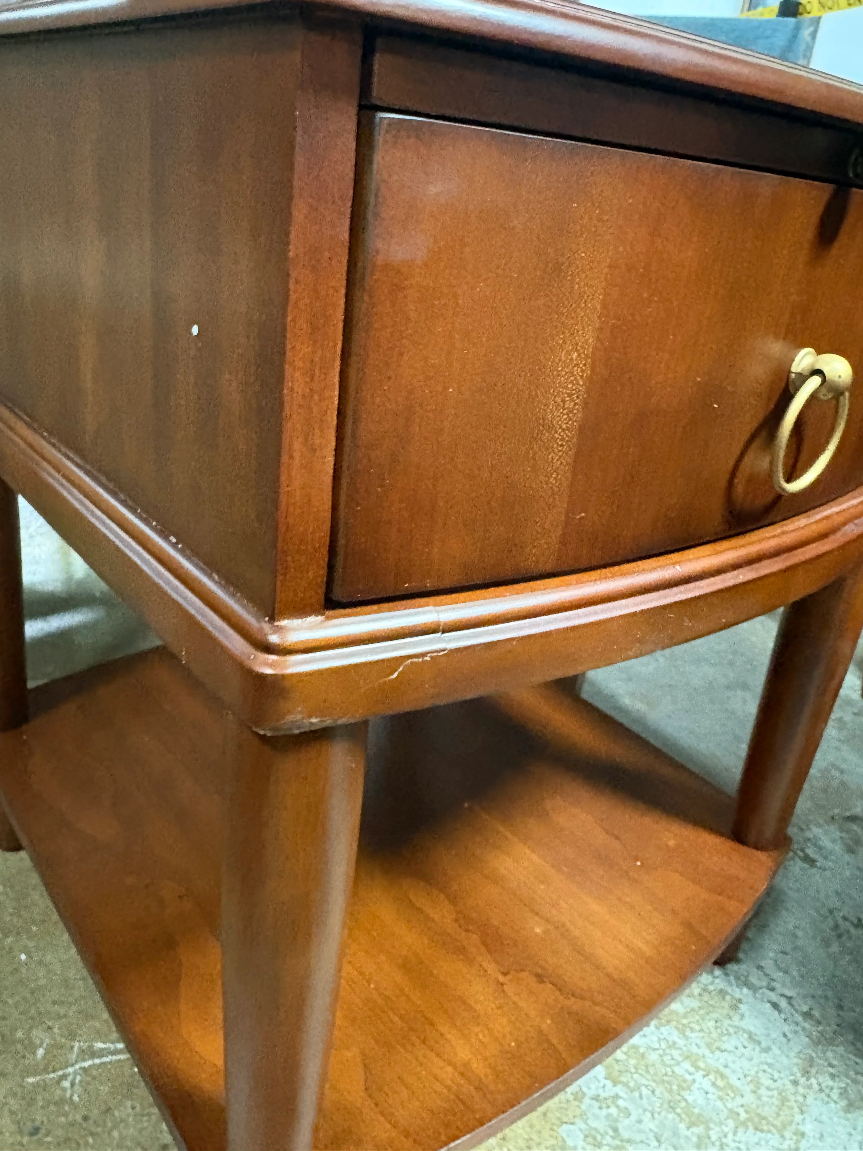 Modern Side Table With Storage SHOWROOM ITEM - Image 3