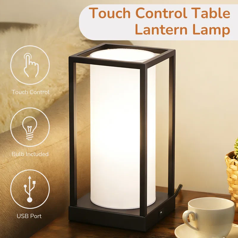 Montego Dimmable Table Lamp with USB Touch Control - Image 2