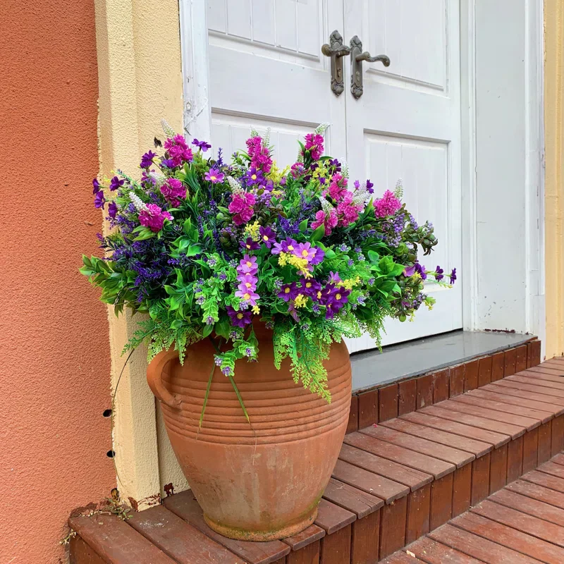 Multi-Species Realistic Faux Plants Artificial Flowers 36 Stems - Image 5