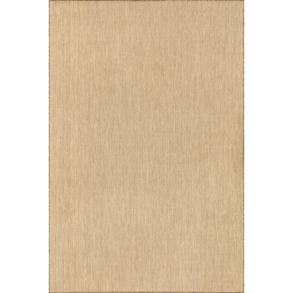 Nakia Transitional Indoor/Outdoor Area Rug, 10' x 13', Natural