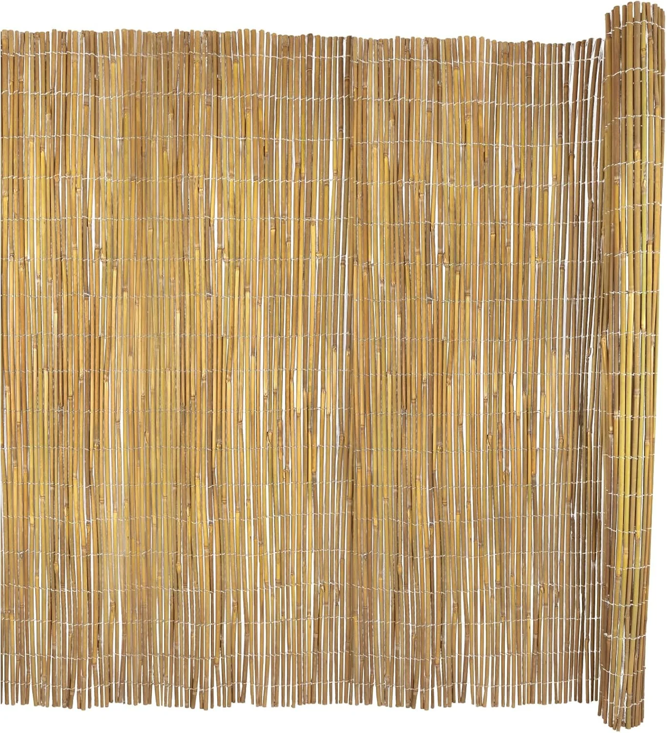 Natural Bamboo Fence, Outdoor Rolled, Decorative Privacy Screen - Image 5