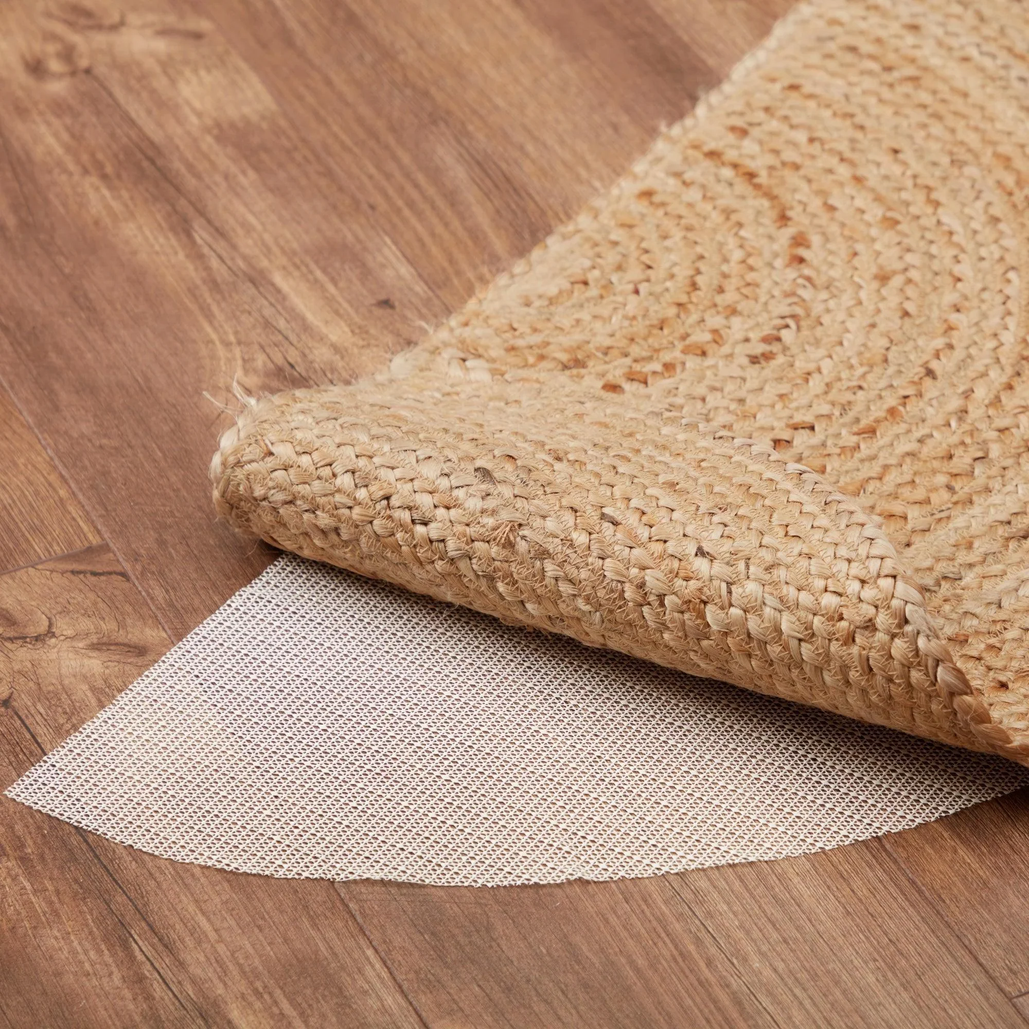 Natural Jute Rug Oval w/ Pad 36x60 - Image 4