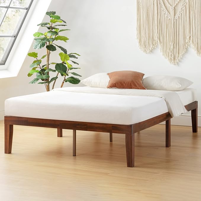 Naturalista Classic Solid Wood Platform Bed - Queen - Image 4