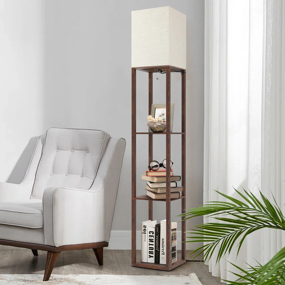 Nevaen Column Dimmable LED Floor Lamp