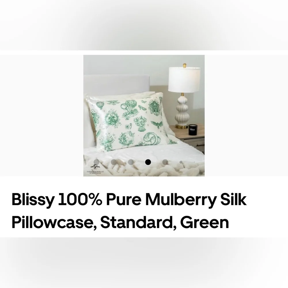 Blissy Wicked x Katie Kime Collab 100% Mulberry Silk Pillowcase Standard - Image 4