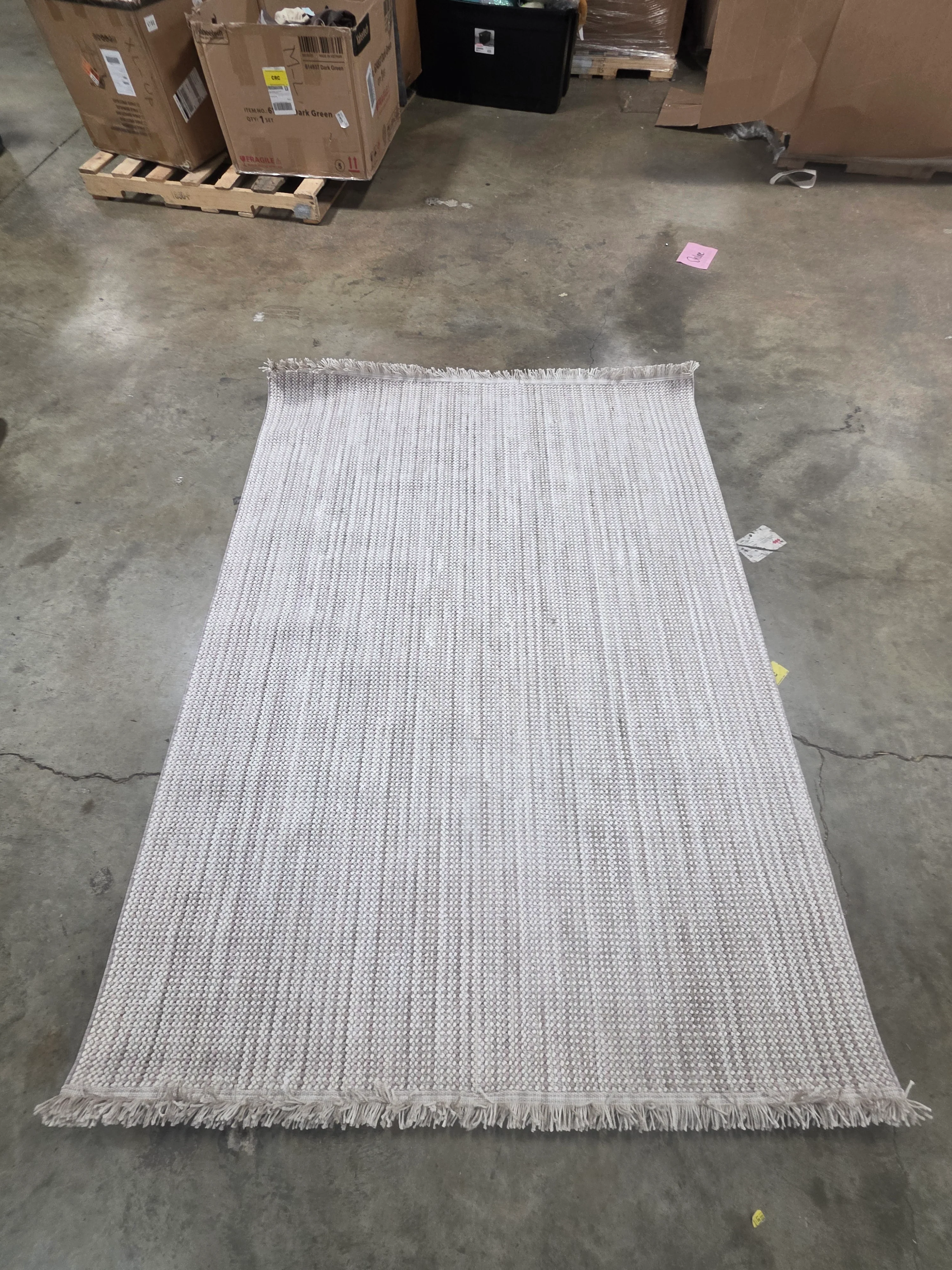 New Delhi Machine Woven Rug 5'2"x7' - Image 6