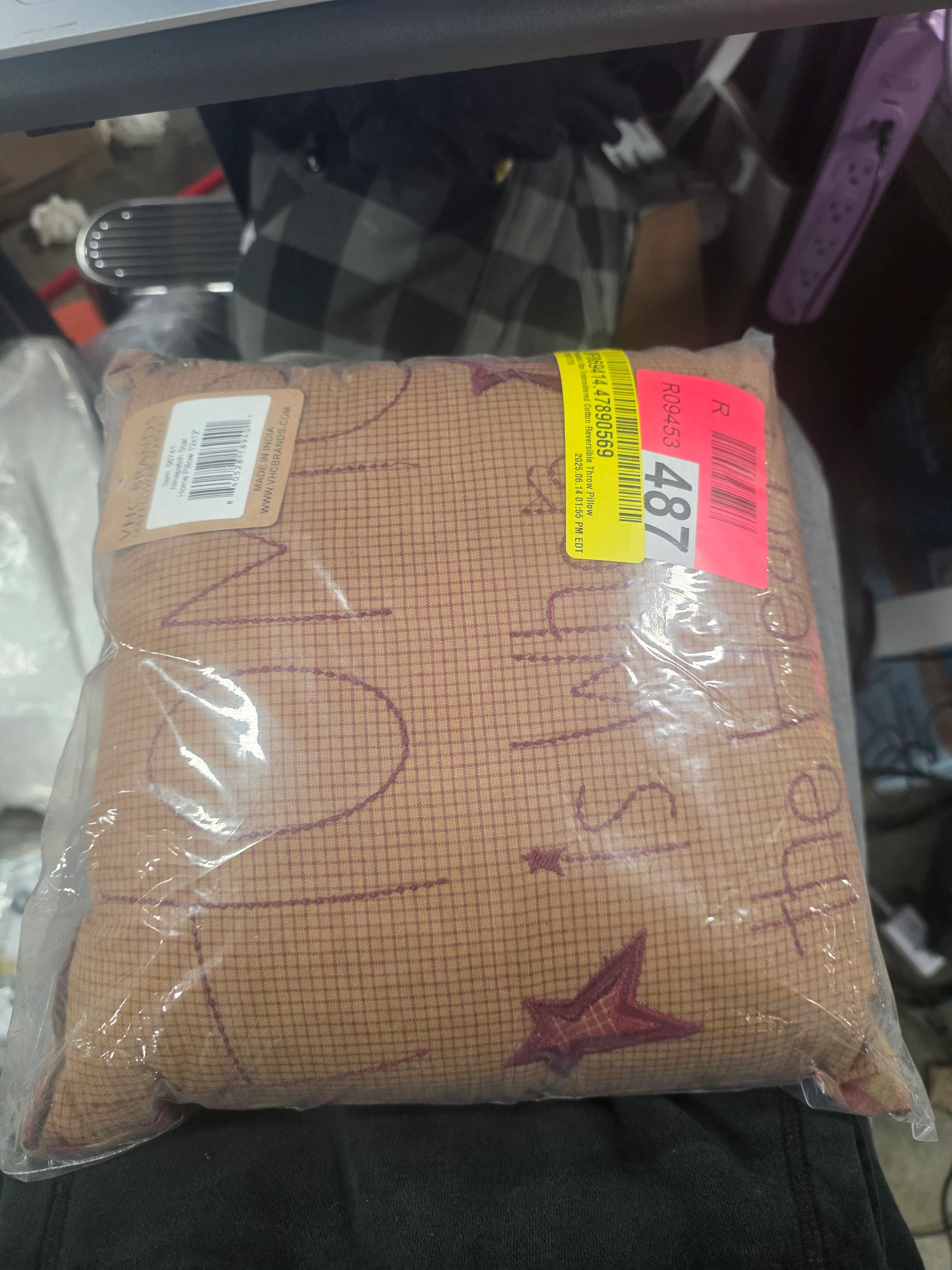 Ninepatch Star Home Pillow - Image 5