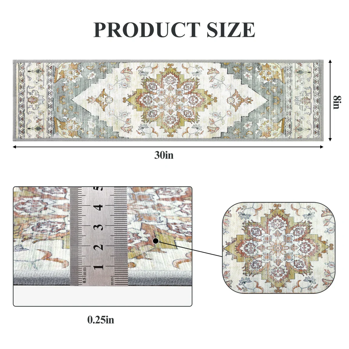 Non-Slip Indoor Stair Treads (Set of 15), - Image 5