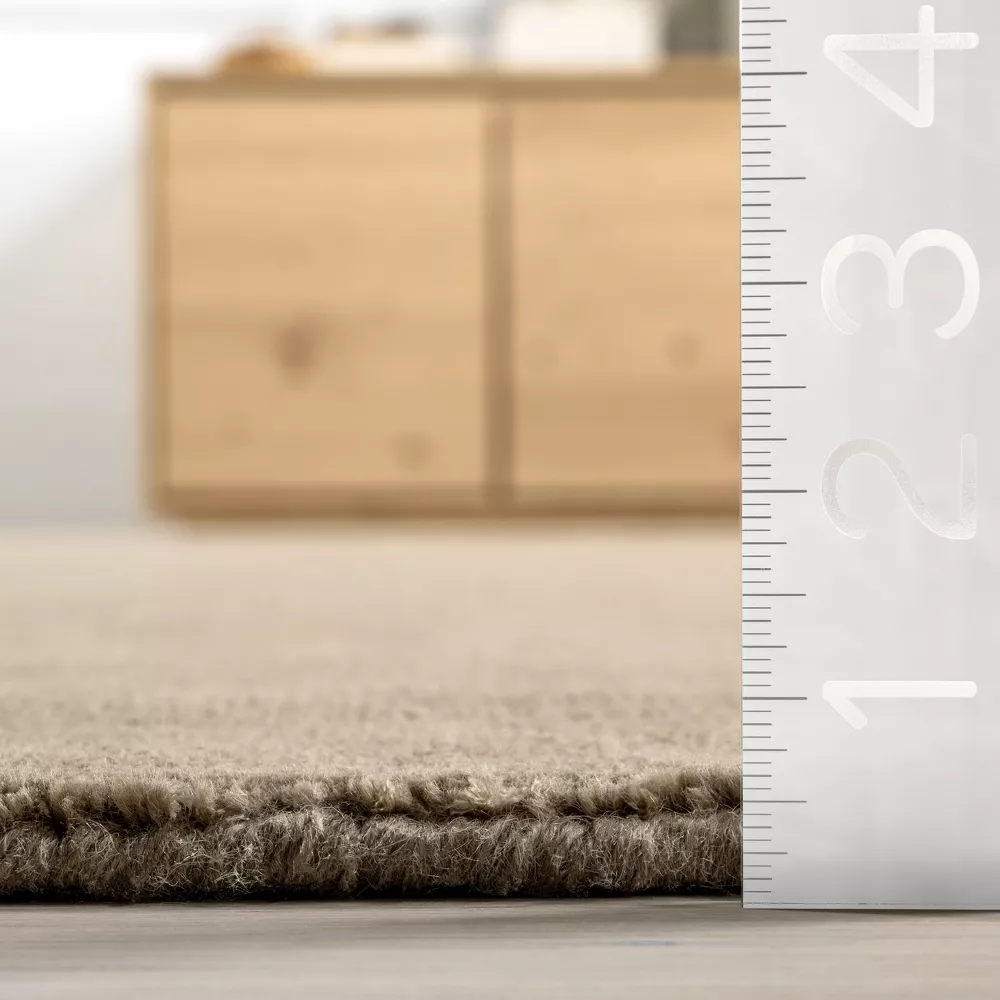 Arrel Speckled Wool-Blend Area Rug 8'6"x11'6" - Image 3