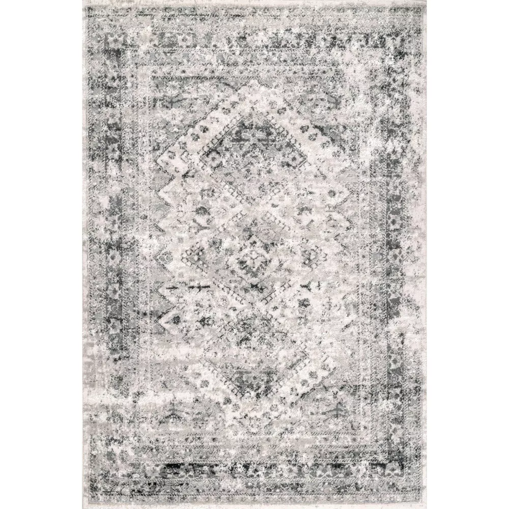 Madisson Vintage Faded Medallion Indoor Area Rug 8x11