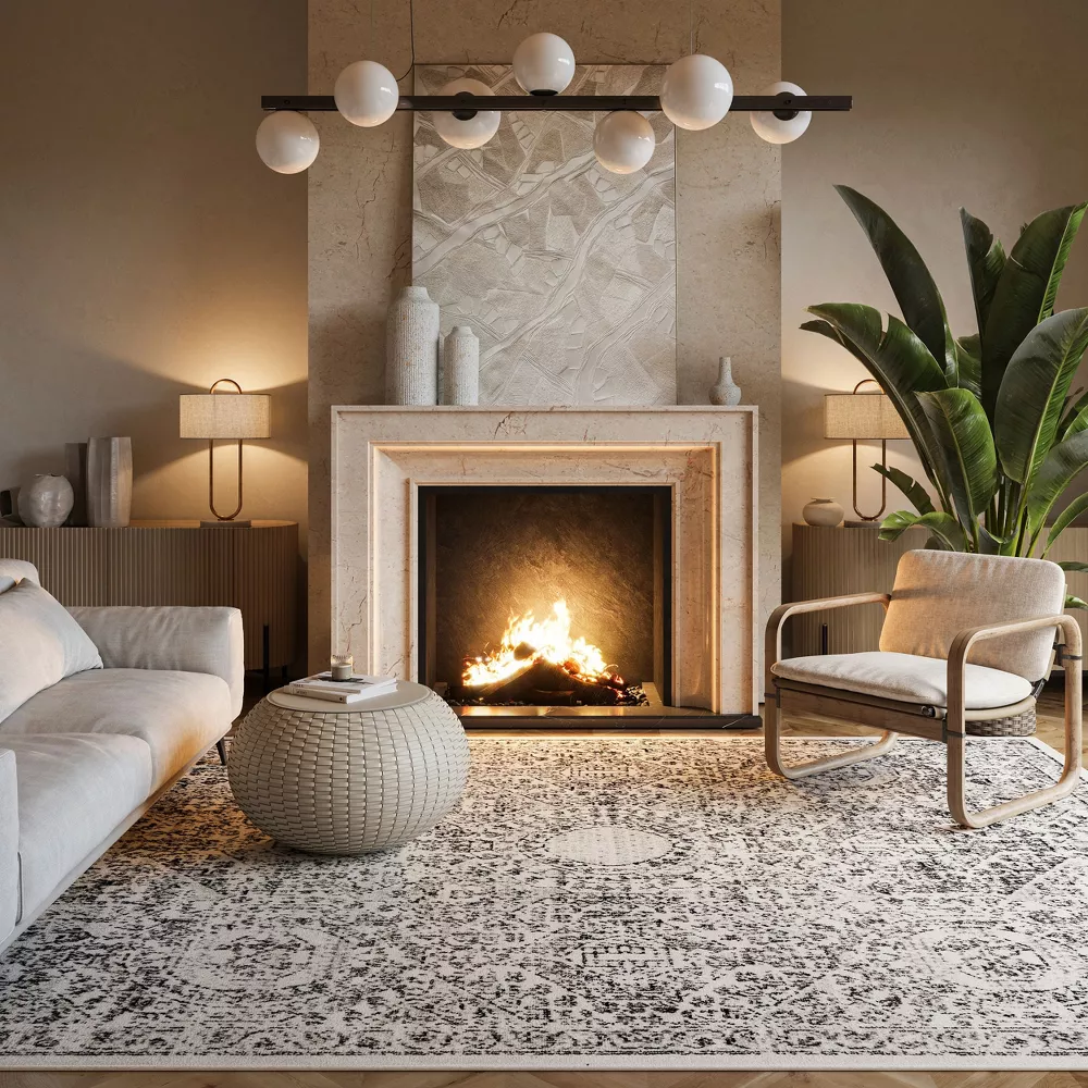 Minta Vintage Transitional Indoor Area Rug 3x5 - Image 5