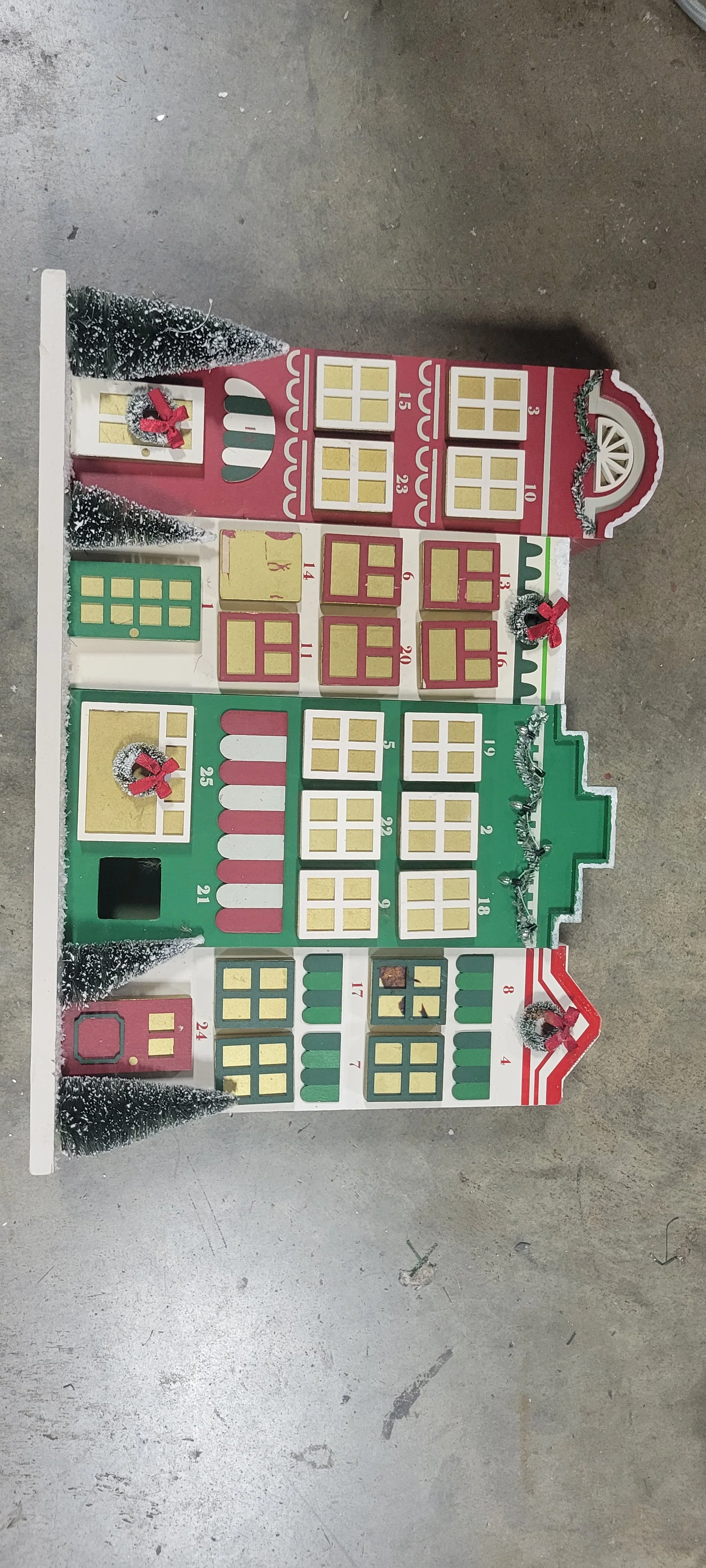 Christmas City Village Countdown Calendar-SHOWROOM ITEM, - Image 6