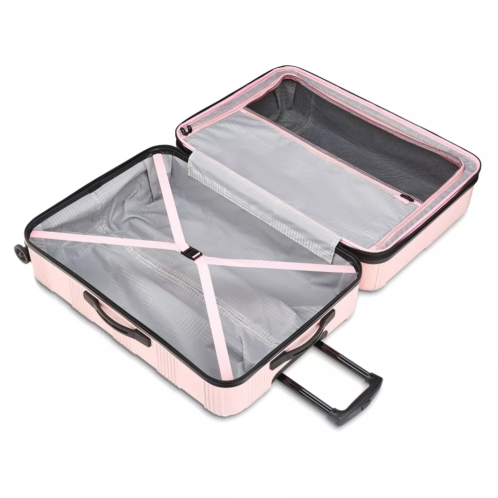 NXT Hardside Large Checked Spinner Suitcase - Image 4