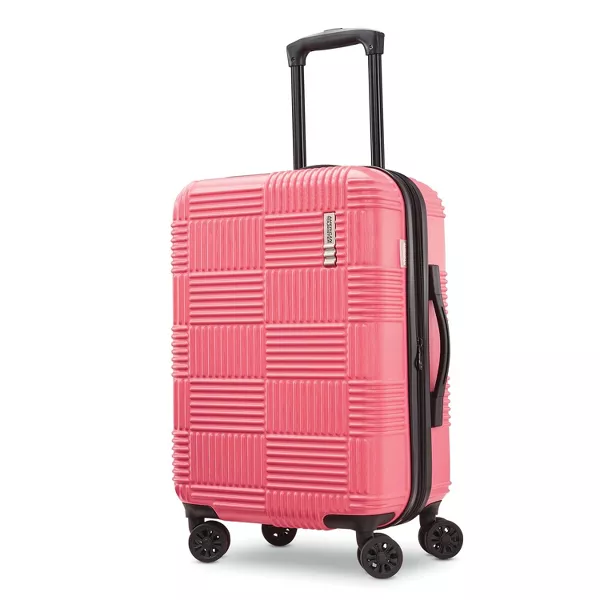 Hardside Large Checked Spinner Suitcase - Image 5
