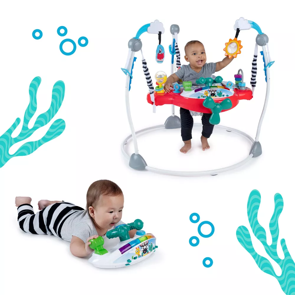 Ocean Explorers Airplane Adventure 2-in-1 Activity Jumper - Image 5