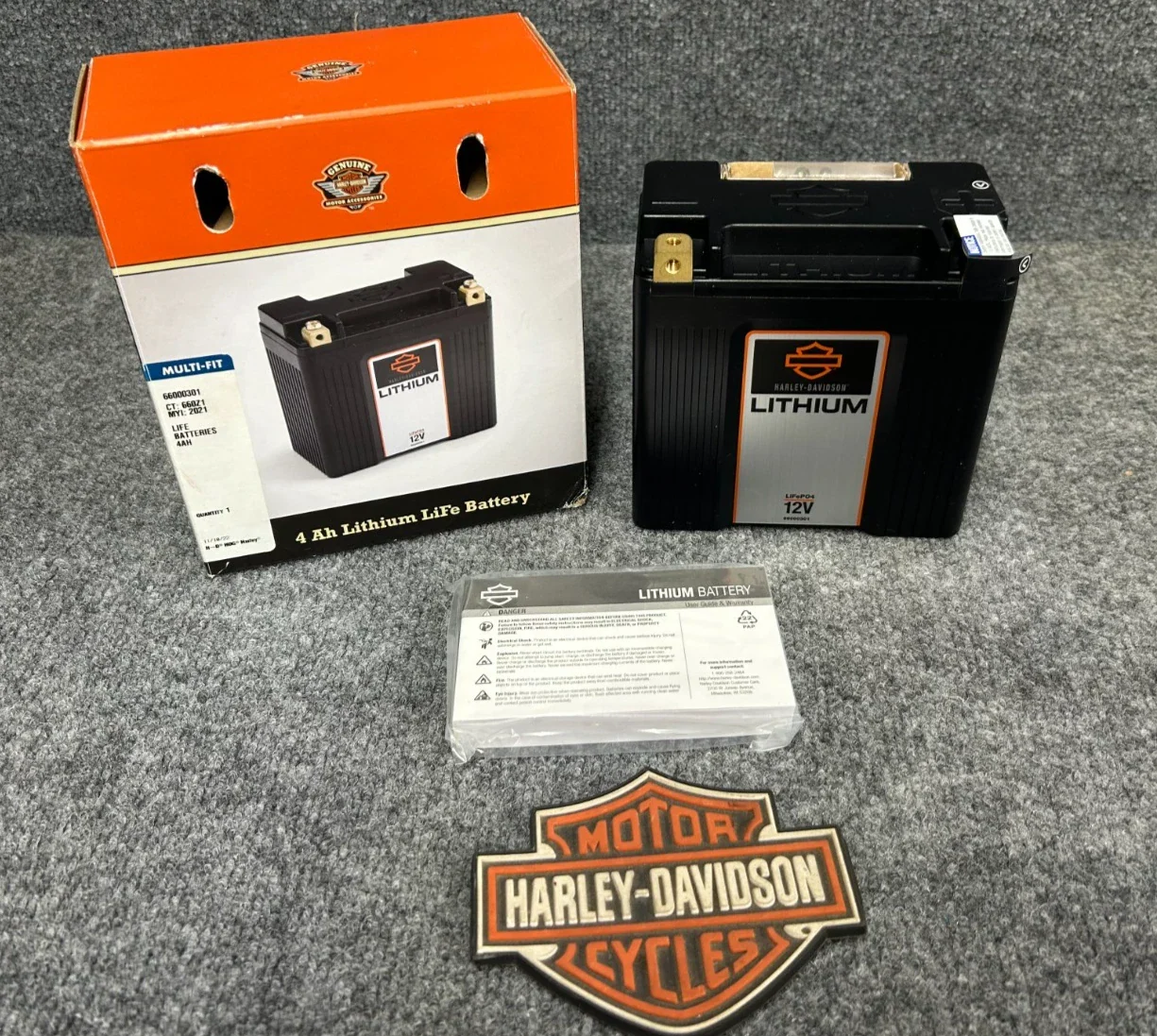 OEM HARLEY-DAVIDSON ’15-later XG, ’04-later XL ’08-’13 XR 4 AH LITHIUM BATTERY