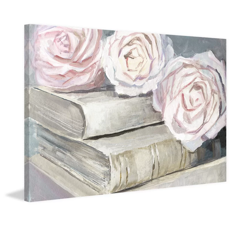 " Old Rose " Wrapped Canvas, 40"x60" - Image 2