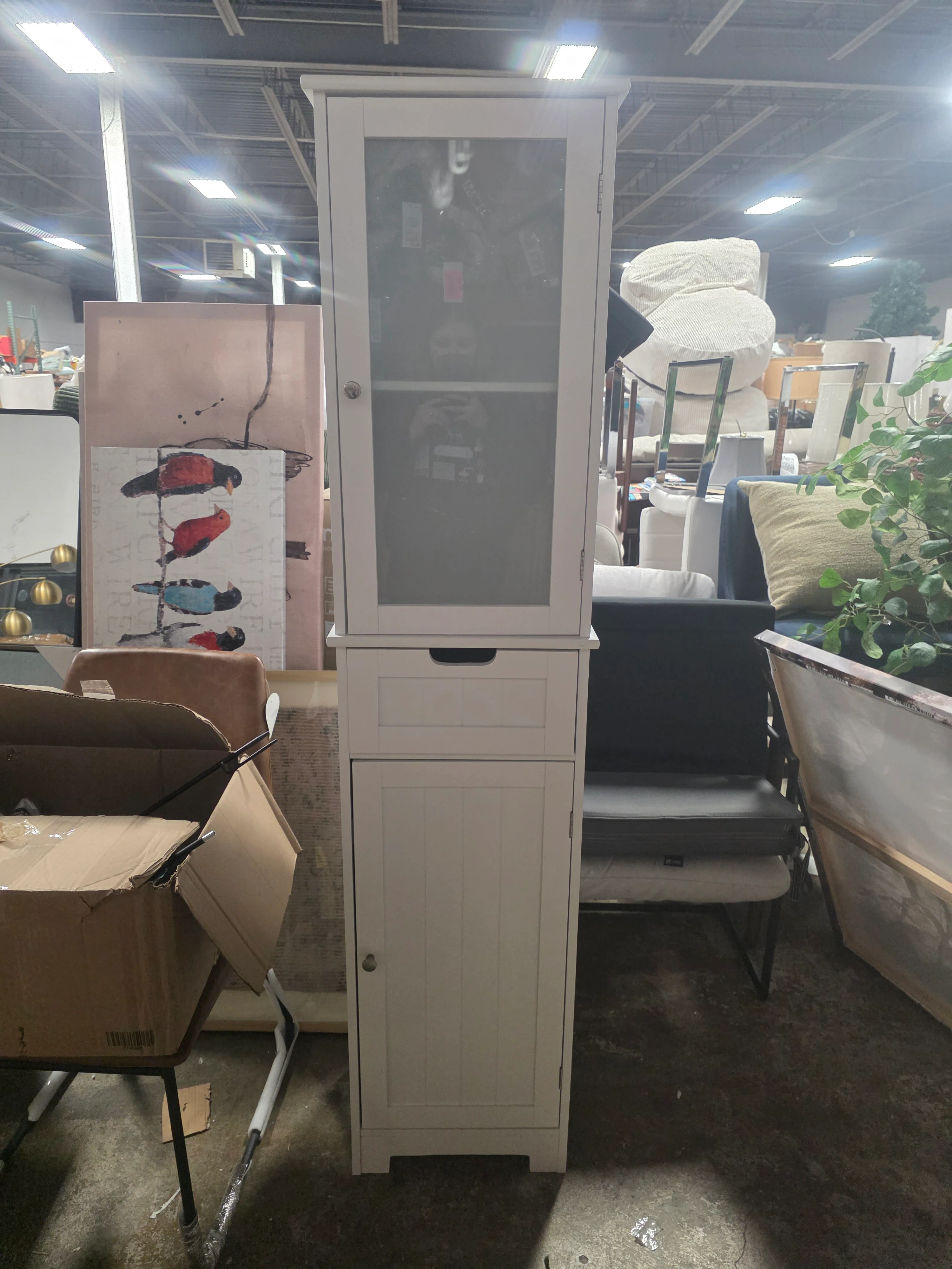 Olvera Linen Cabinet - SHOWROOM ITEM - Image 2