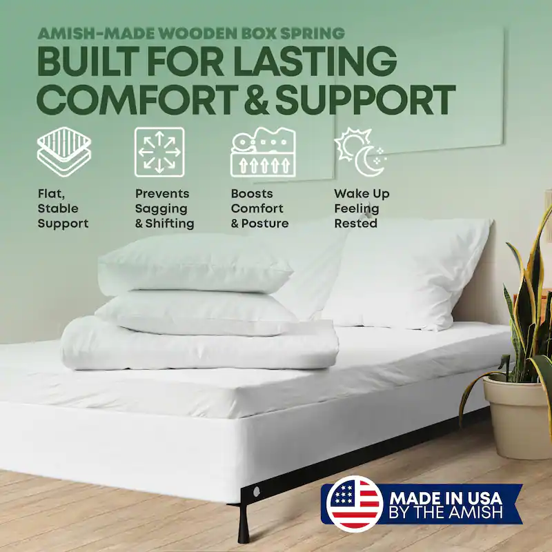 Easy Wood Box Spring/Foundation King - Image 3