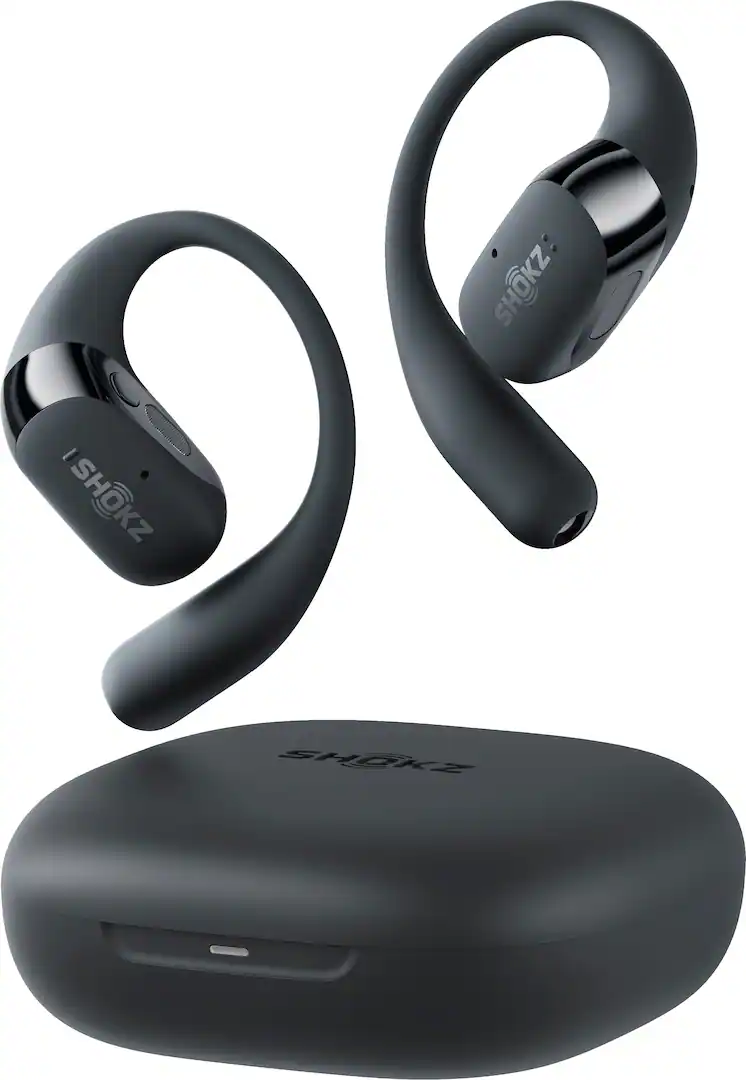 Shokz OpenFit 2 Open-Ear True Wireless Earbuds - Black - Image 2