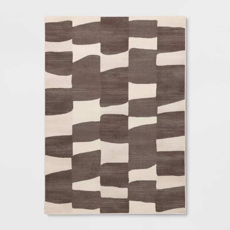 Organic Shapes Area Rug - 7' x 10'