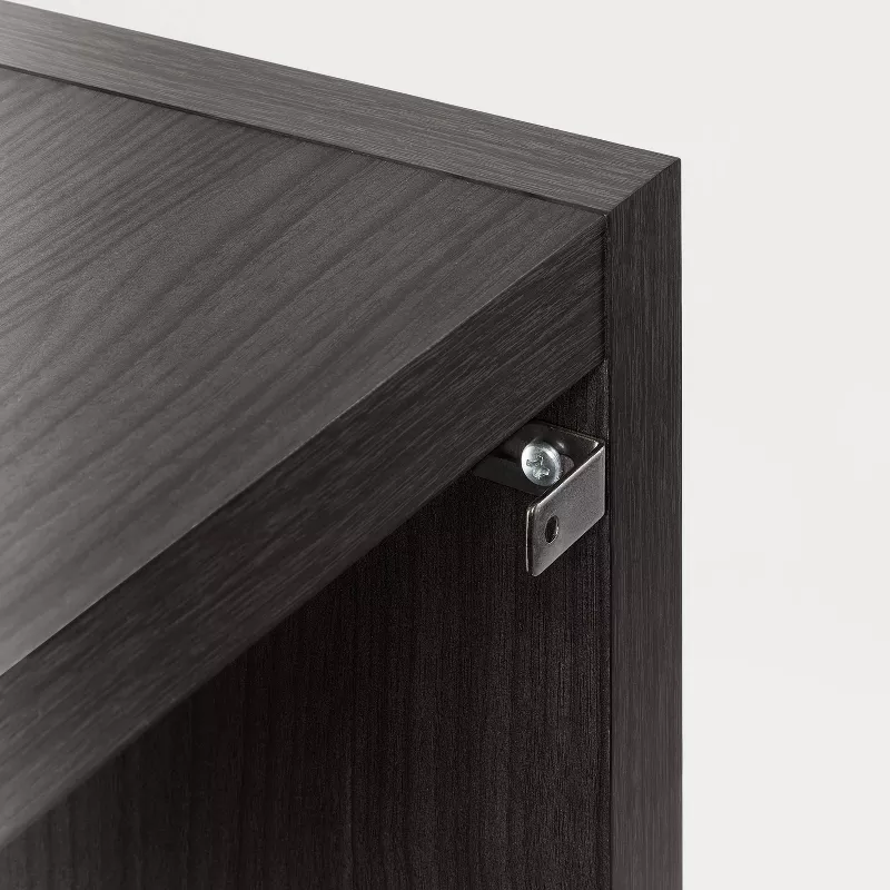 9 Cube Organizer Black Oak - Image 2
