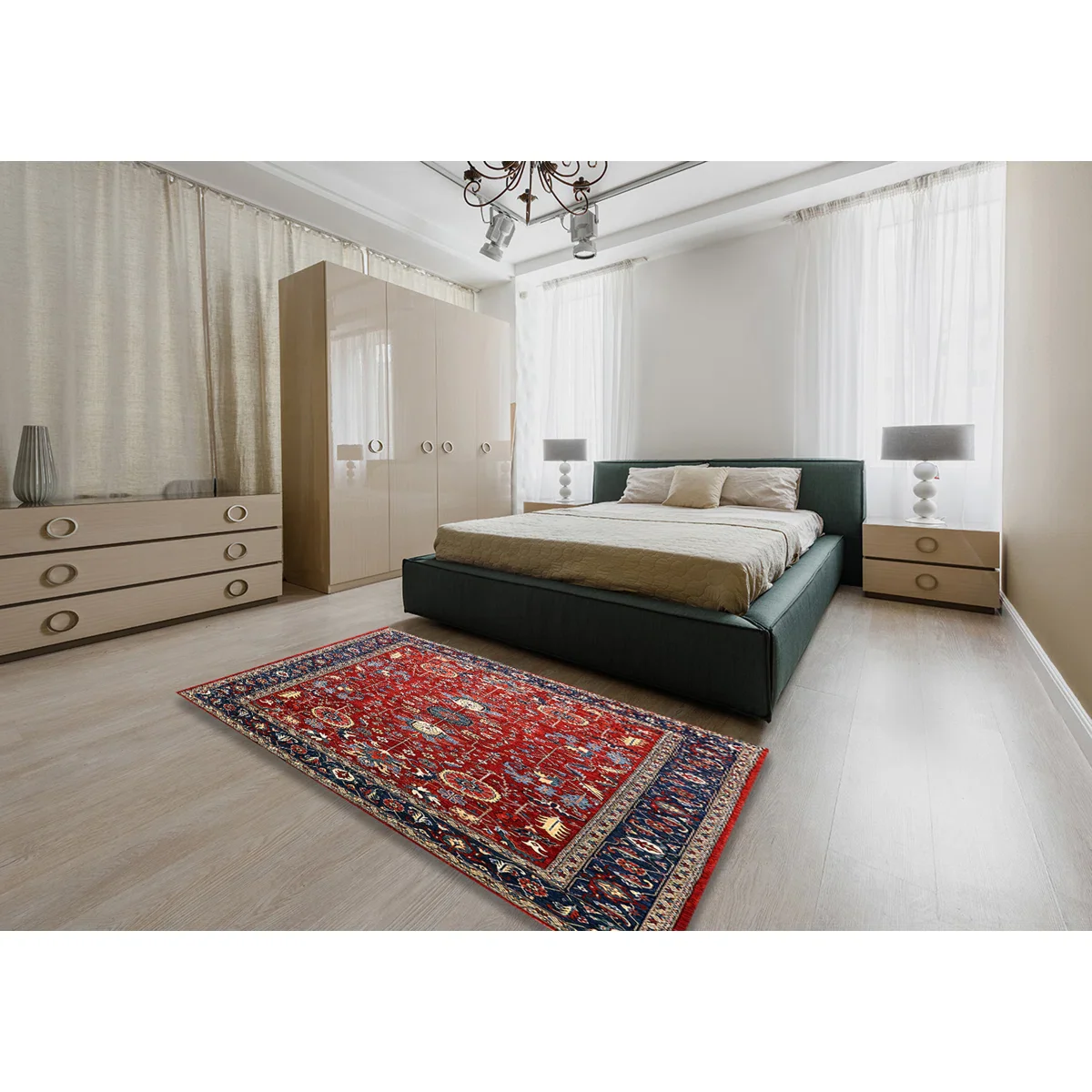 Oriental Indoor Rug 5'x8' - Image 2
