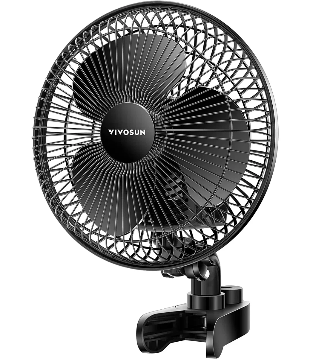 Oscillating Clip Fan - Set of 2,