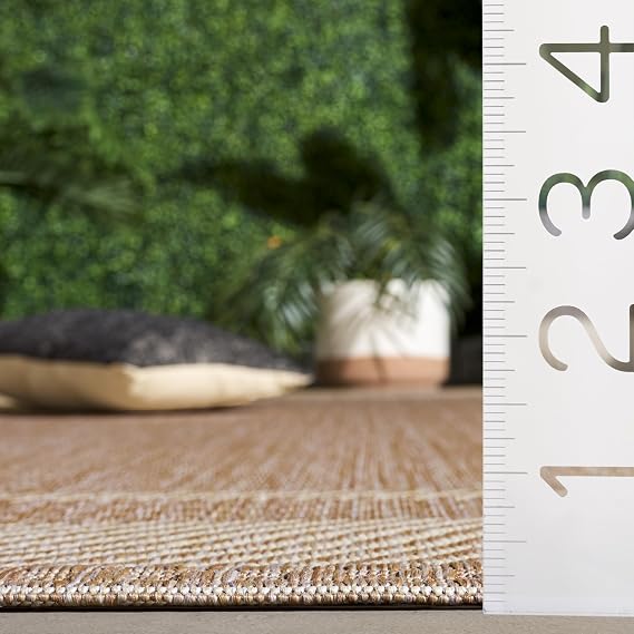 Courtyard Collection - Coastal Design, Dark Beige 5'x7' - Image 3