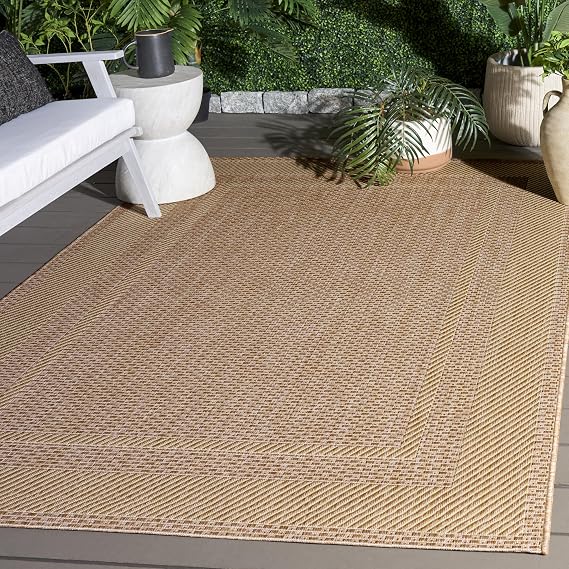 Courtyard Collection - Coastal Design, Dark Beige 5'x7' - Image 5
