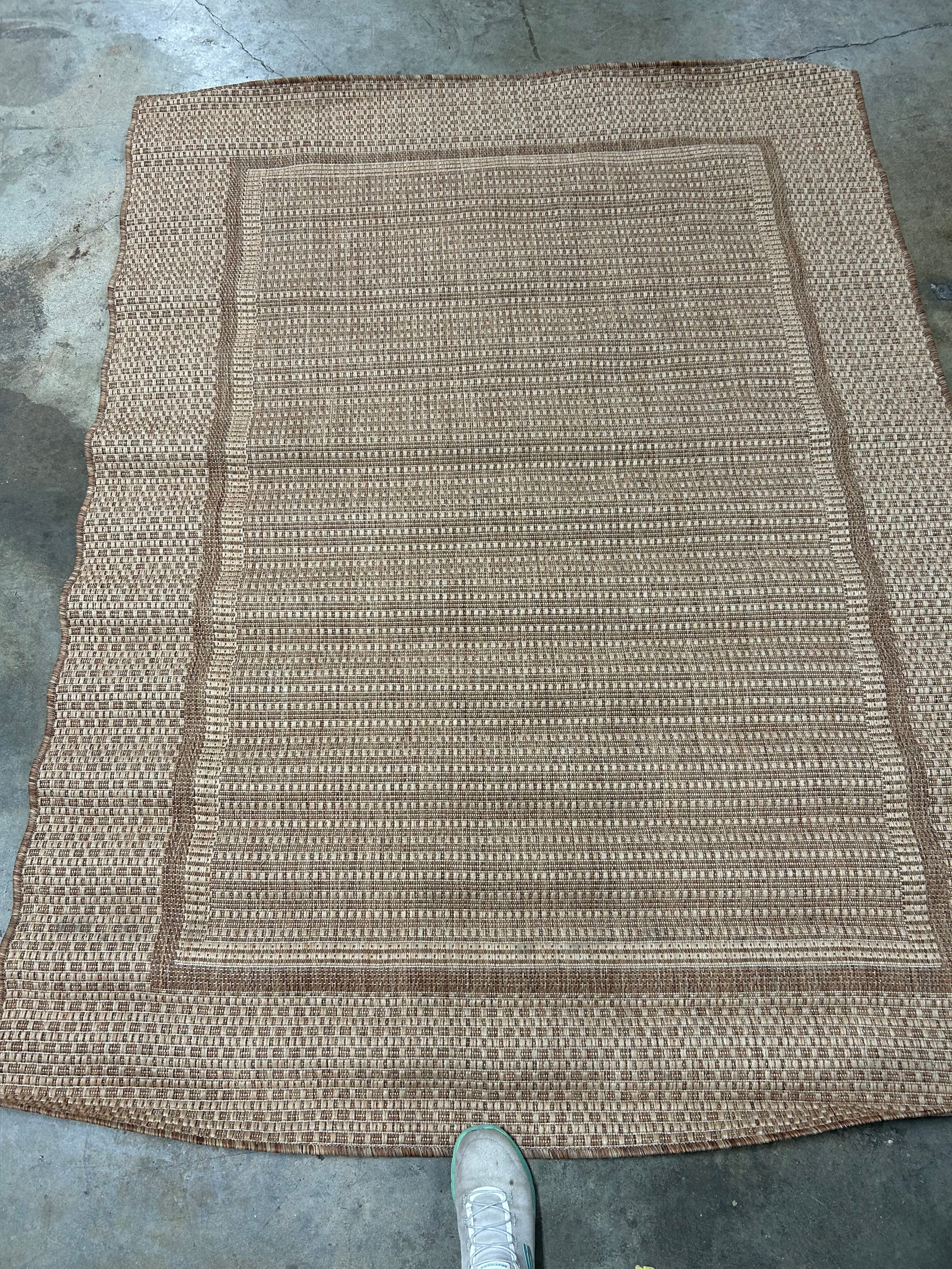 Courtyard Collection - Coastal Design, Dark Beige 5'x7' - Image 6