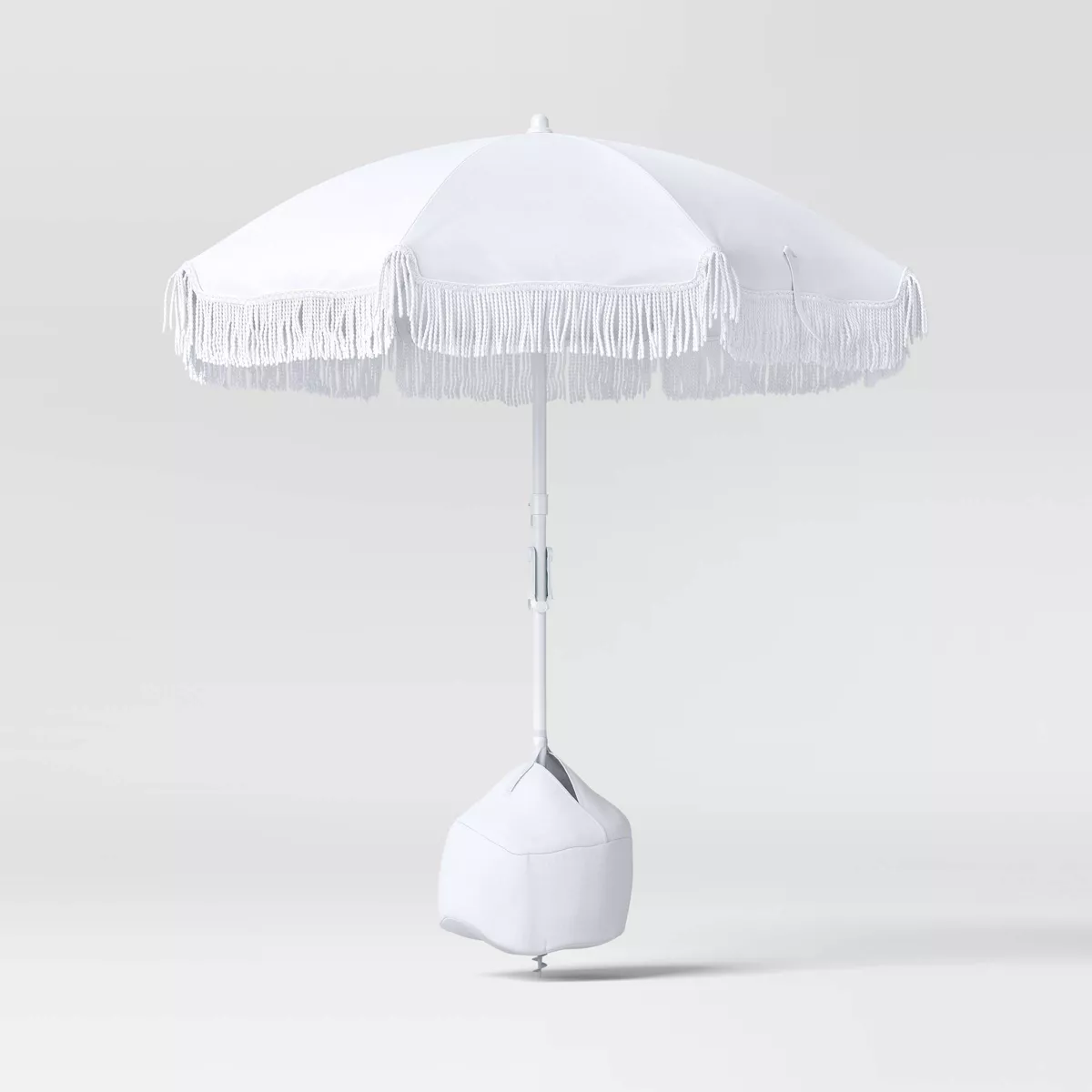 Outdoor Patio Beach Umbrella with Fringe