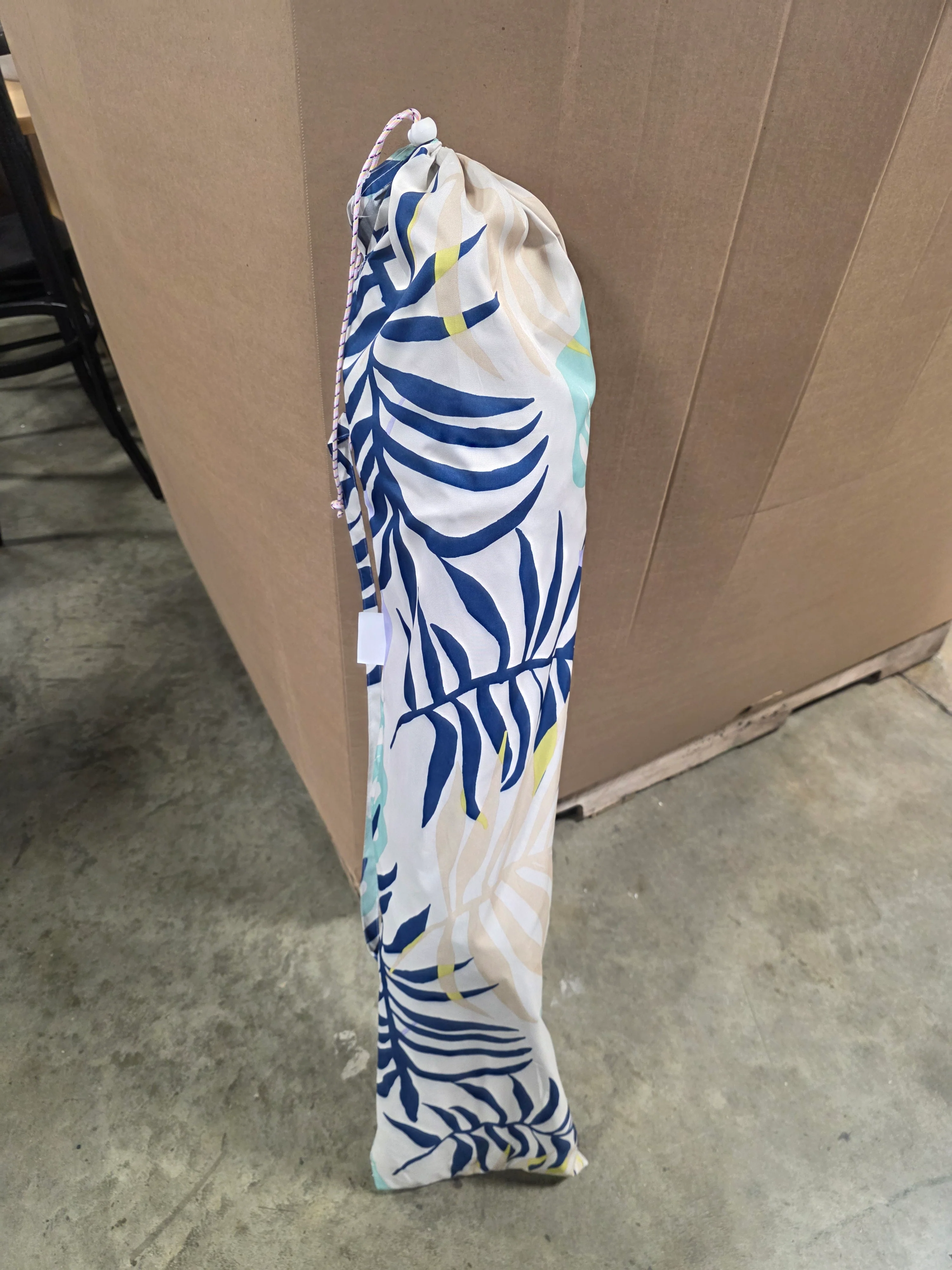 Outdoor Patio Beach Umbrella with Fringe - Image 6