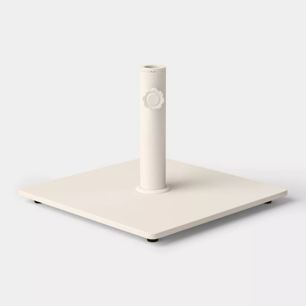 Outdoor Patio Table Umbrella Base Ivory - Image 4