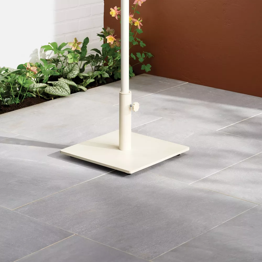 Outdoor Patio Table Umbrella Base Ivory - Image 5