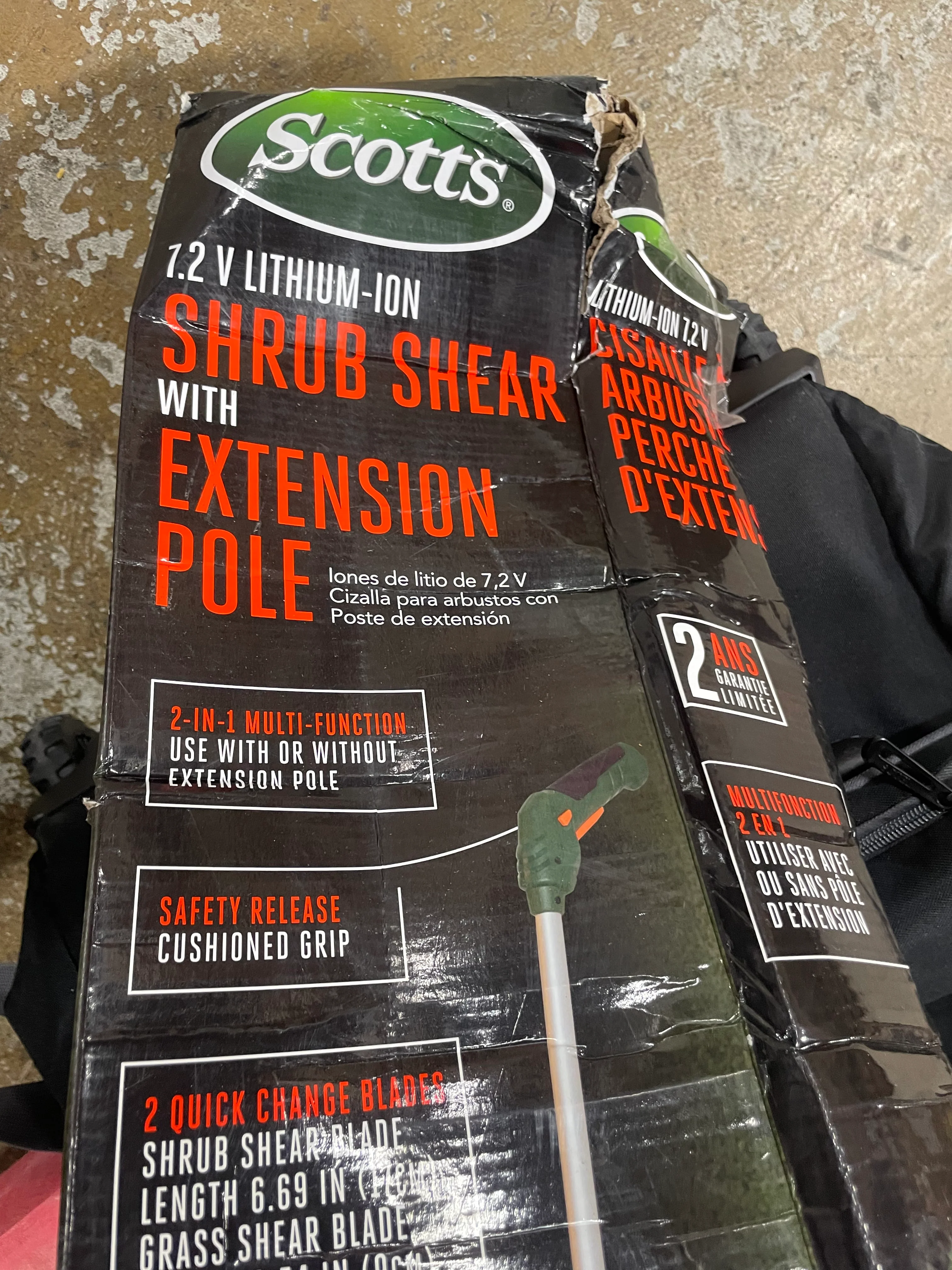 Outdoor Power Tools Cordless Lithium Shrub & Shear w/ Pole - Image 7