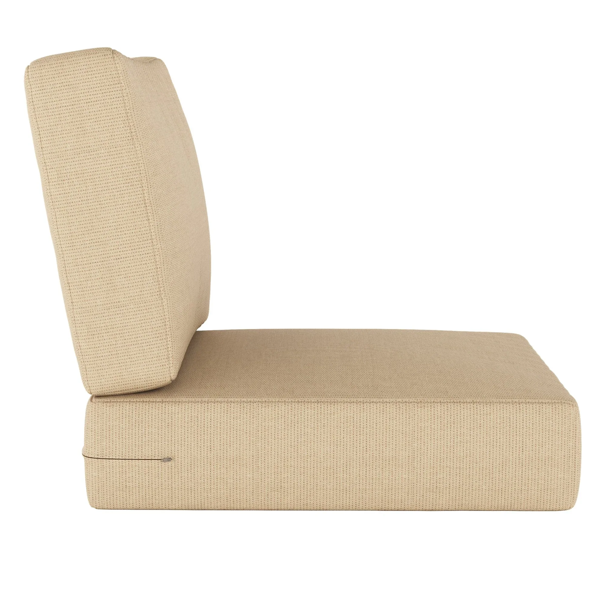 Outdoor Spectrum Sand Tan Beige Seat/Back Lounge Chair Cushion Covers - Image 4