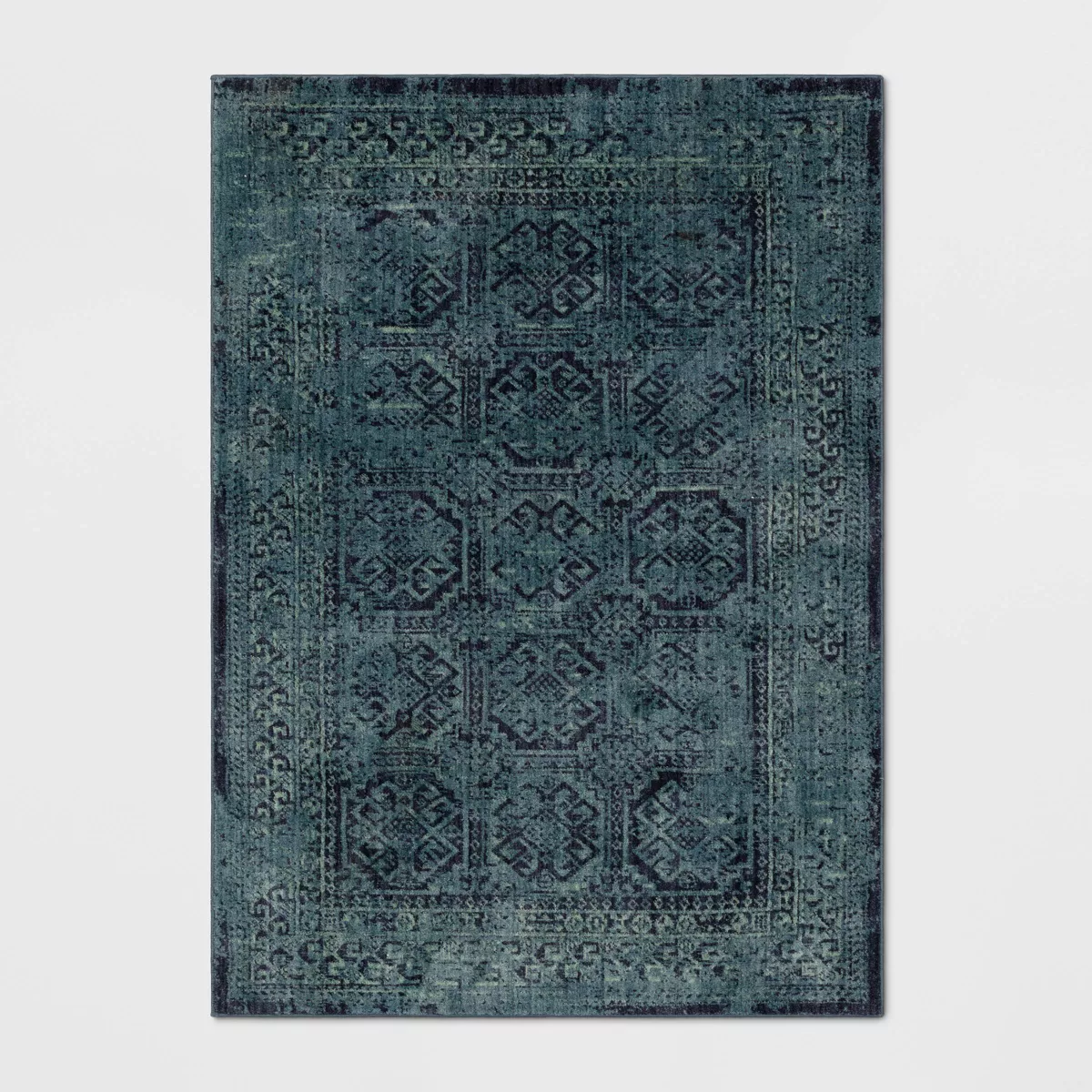 Overdyed Persian Area Rug 5'x7'