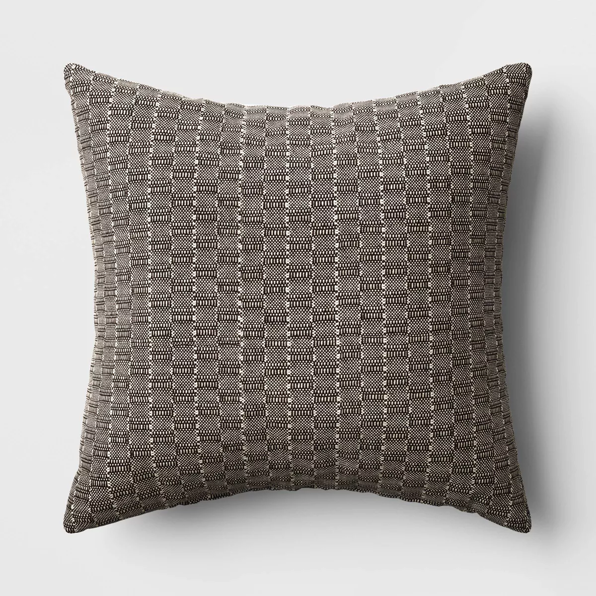 Oversized Textural Woven Square Throw Pillow