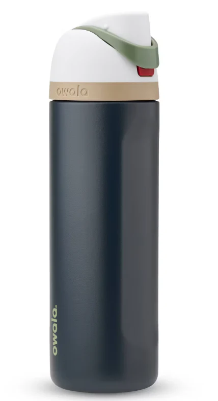 Owala 24oz FreeSip Stainless Steel Water Bottle - Navy Nights SHOWROOM ITEM