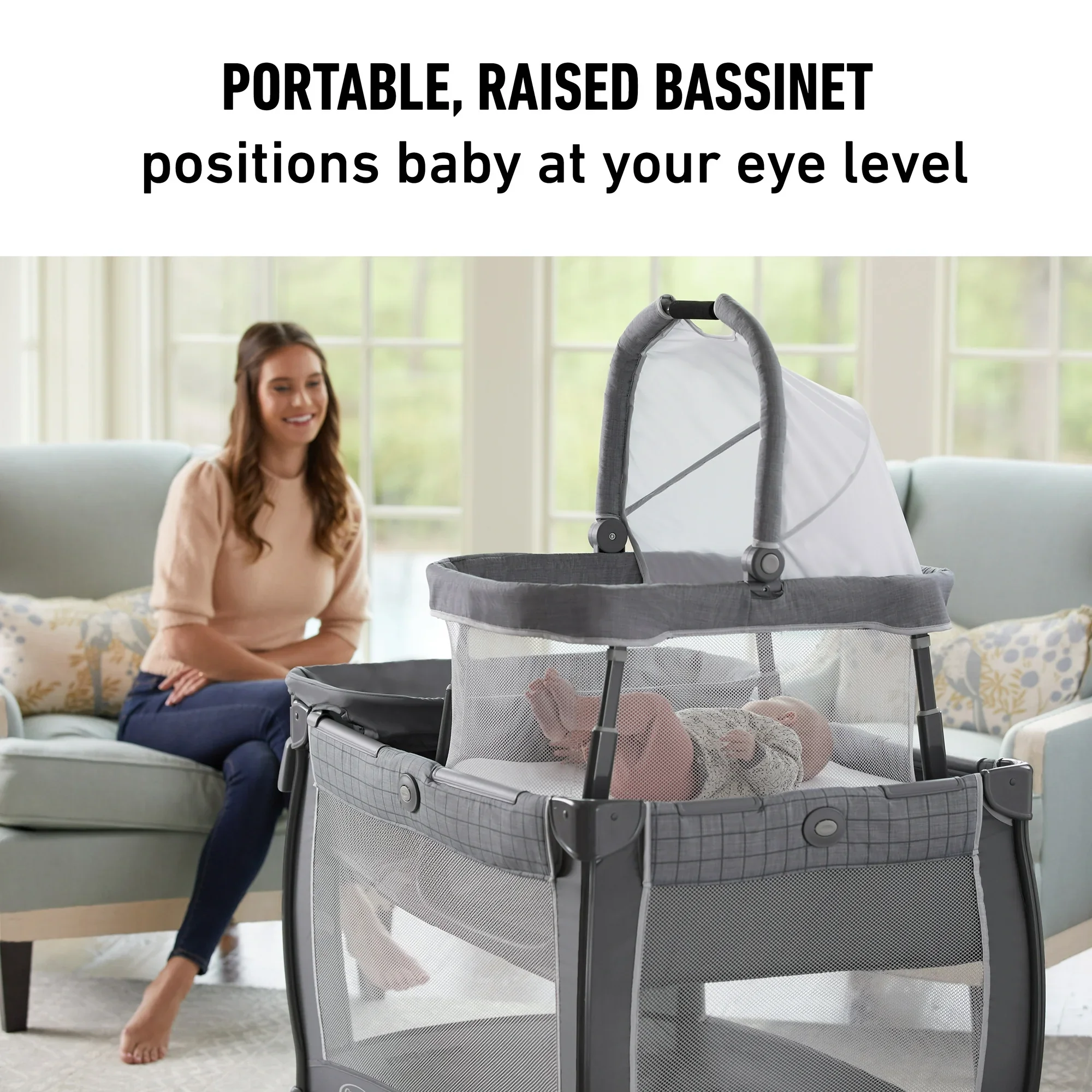 Pack 'n Play Day2Dream Travel Bassinet Playard, London - Image 3