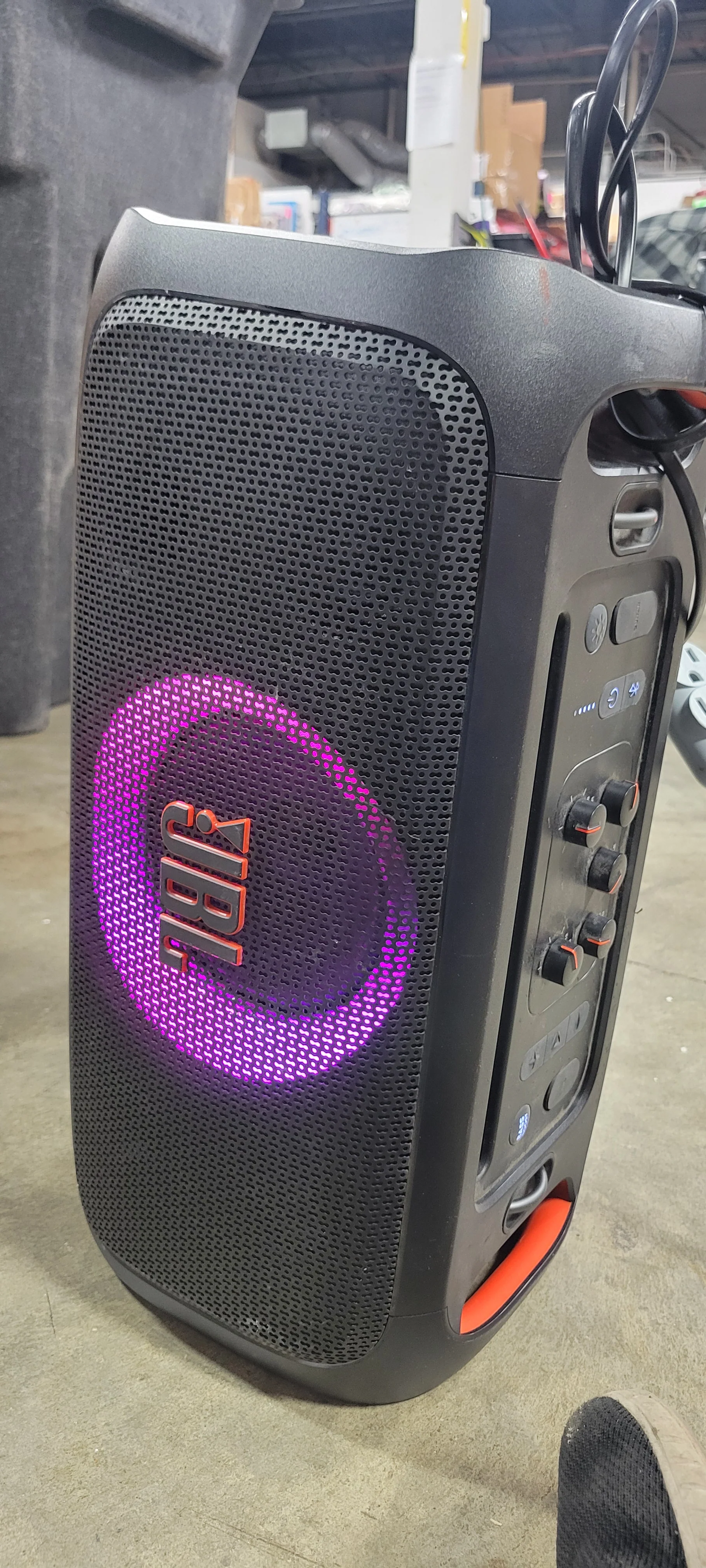 PartyBox On-the-Go Portable Party Speaker with Built-In Lights - Black - Image 6